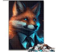 Puzzle 1000 pièces pour Adultes Boss Golden Retriever Puzzle en Carton Décoration Parfaite pour la Maison ou Le Bureau, Cadeau de Noël idéal Taille : 38x26cm