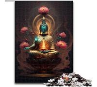 Puzzle 1000 pièces pour Adultes Bouddha Puzzles en Carton, Jouets Cadeau éducatif intellectuel décompressant Amusant Jeu Familial 1000 pièces(26x38cm)
