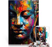 Puzzle 1000 pièces pour Adultes Bouddha Zen Difficile à réaliser mais Amusant et Humoristique Œuvre d'art 38x26cm