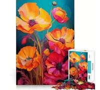 Puzzle 1000 pièces pour Adultes Bouton d'or Surréalisme Découpe précise Art Jeu créatif et cérébral Loisirs Jeu Amusant Cadeau d'anniversaire (50x75cm)