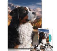 Puzzle 1000 pièces pour Adultes Bouvier Bernois Puzzle 1000 pièces pour Adolescents et Adultes pour Toute la Famille à partir de 14 Ans (26x38cm)