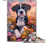Puzzle 1000 pièces pour Adultes Boxer Dog, stimule Le Cerveau, Jouets addictifs pour cultiver la Patience et améliorer la mémoire (Taille 26x38cm)