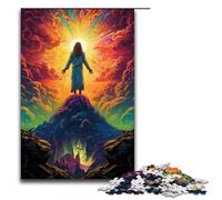Puzzle 1000 pièces pour Adultes Brésil Jésus Sauveur Puzzles pour Adultes Puzzle en Bois Jeu Stimulant 75x50cm