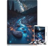 Puzzle 1000 pièces pour Adultes - Brille sur Le Chemin - Un Moment de détente paisible et agréable - Assemblage précis - Dimensions 50x75cm