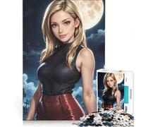 Puzzle 1000 pièces pour Adultes Buffy Summers, Jeu de Manipulation, activités Amusantes à la Maison, pour Les Amateurs de Jeux vidéo 38x26cm