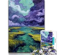 Puzzle 1000 pièces pour Adultes, Cadeau Alien, Jeux éducatifs, décoration d'intérieur, idéal comme Cadeau pour Toute la Famille (75x50cm)