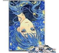 Puzzle 1000 pièces pour Adultes, Cadeau Aquarelle, Cheval, Jouet éducatif et décompressant, Cadeau du Père Noël Secret, 50x75cm