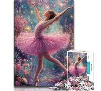 Puzzle 1000 pièces pour Adultes, Cadeau, Danseuse de Ballet, pour Jeu éducatif, défi, Collection d'artistes, Beaux-Arts (38x26cm)