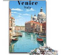 Puzzle 1000 pièces pour Adultes, Cadeau de Voyage à Venise, Italie, idéal pour Toute la Famille (75x100cm)