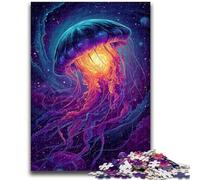 Puzzle 1000 pièces pour Adultes, Cadeau éducatif, méduses galactiques, idéal comme Cadeau pour Toute la Famille, 50x75cm