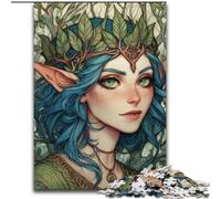 Puzzle 1000 pièces pour Adultes, Cadeau Elfe Fille, pour 14 Ans et Plus Un Jeu Stimulant à Offrir à Toute la Famille et aux Amis (Taille 26x38cm)