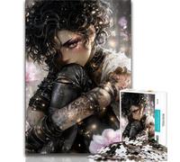 Puzzle 1000 pièces pour Adultes, Cadeau Fantaisie, Fille Sombre, 1000 pièces pour Adolescents, Jeu Stimulant, idéal comme Cadeau pour Toute la Famille (Taille 75x50cm)