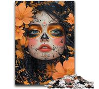Puzzle 1000 pièces pour Adultes, Cadeau, Fille Squelette, Jeu éducatif, défi, Collection d'artistes, Beaux-Arts, 50x75cm