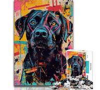 Puzzle 1000 pièces pour Adultes, Cadeau Labrador, 1000 pièces pour Adolescents, Jeu Stimulant, idéal comme Cadeau pour Toute la Famille (Taille 38x26cm)