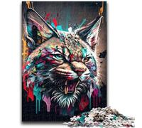 Puzzle 1000 pièces pour Adultes, Cadeau Lynx Panorama Set Right, Jouets de Divertissement Familial, Jeu éducatif pour Anniversaire, Noël, à partir de 14 Ans, 50x75cm