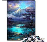 Puzzle 1000 pièces pour Adultes, Cadeau Mont Fuji, Japon, Jeu Familial, décoration intérieure Unique et Cadeaux pour Les 14 Ans et Plus (Taille 26x38cm)