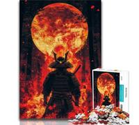 Puzzle 1000 pièces pour Adultes, Cadeau Ninja sous la Lune, Jouets de Divertissement Familial, Jeu éducatif pour Anniversaire, Noël, à partir de 14 Ans, 38x26cm