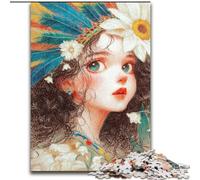 Puzzle 1000 pièces pour Adultes, Cadeau pour Fille animée, Jouet éducatif et intellectuel, Cadeau du Père Noël Secret, 50x75cm