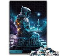 Puzzle 1000 pièces pour Adultes, Cadeau Univers des échecs, Difficile à compléter, mais Amusant et Humoristique, Jeu éducatif pour Anniversaire 50x75cm
