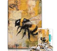 Puzzle 1000 pièces pour Adultes, Cadeaux, Abeille Fantastique, pour Jeu éducatif, défi, Collection d'artistes, Beaux-Arts (75x50cm)