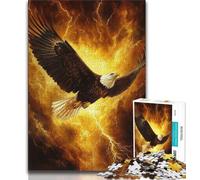 Puzzle 1000 pièces pour Adultes, Cadeaux, Aigle Volant, Puzzles pour Adolescents, Jeux éducatifs, Jouets à Faire soi-même, Superbes Cadeaux et Jouets (Taille 75x50cm)