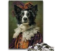 Puzzle 1000 pièces pour Adultes, Cadeaux Animaux Border Collie, Jouets éducatifs, Jeux Anti-Stress, décoration Murale 50x75cm
