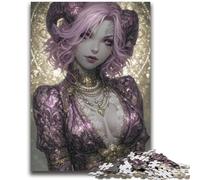 Puzzle 1000 pièces pour Adultes, Cadeaux Anime Demon Girl pour et à partir de 14 Ans, Jouets de Jeu Car C'est idéal comme Cadeau pour Toute la Famille 26x38cm