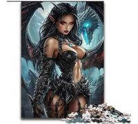 Puzzle 1000 pièces pour Adultes, Cadeaux, Anime Dragon Girl, Jouets éducatifs, Jeux Anti-Stress, décoration Murale (Taille 26x38cm)