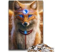 Puzzle 1000 pièces pour Adultes, Cadeaux Anime Fox God, Difficile à compléter, mais Amusant et Humoristique, Jeu éducatif pour Anniversaire 26x38cm