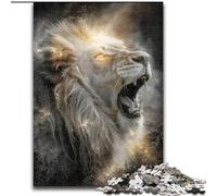 Puzzle 1000 pièces pour Adultes, Cadeaux, Art Animalier, Lion, Jeu Familial, décoration intérieure Unique et Cadeaux pour Les 14 Ans et Plus (Taille 26x38cm)