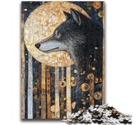 Puzzle 1000 pièces pour Adultes, Cadeaux, Art du Loup, Jouets éducatifs, Jeux de Famille, Cadeaux pour Amis et Famille, 26x38cm