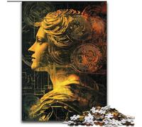 Puzzle 1000 pièces pour Adultes, Cadeaux Bitcoin Girl, Jouets éducatifs, Jeux Anti-Stress, décoration Murale (Taille 50x75cm)