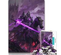 Puzzle 1000 pièces pour Adultes, Cadeaux, Chevalier Magique, Jeu Stimulant, Jouets, décoration Murale, Cadeaux d'anniversaire et de Noël Uniques, 38x26cm