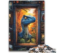 Puzzle 1000 pièces pour Adultes, Cadeaux, Collage de Dinosaures, Convient aux 14 Ans et Plus, Convient aux Couples, Cadeaux pour Les Amis et la Famille, 26x38cm
