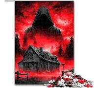 Puzzle 1000 pièces pour Adultes, Cadeaux, Dark Castle, Jeu Familial Anti-Stress, défi Difficile, Une œuvre d'art pour Les 14 Ans et Plus (Taille 26x38cm)