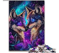 Puzzle 1000 pièces pour Adultes, Cadeaux Deux Tigres, Jeux éducatifs, décoration d'intérieur, idéal comme Cadeau pour Toute la Famille (Taille 50x75cm)