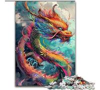 Puzzle 1000 pièces pour Adultes, Cadeaux Dragon Chinois, Jouets éducatifs, Jeux familiaux, Anniversaires et Cadeaux Uniques (Taille 26x38cm)