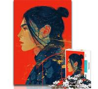 Puzzle 1000 pièces pour Adultes, Cadeaux fantastiques, Guerrier, Aide Le Cerveau à exercer, Jouets addictifs pour cultiver la Patience et améliorer la mémoire, 38x26cm