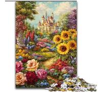 Puzzle 1000 pièces pour Adultes, Cadeaux, Fleurs, Tournesol, Jouets éducatifs, Jeux familiaux, Convient pour la décoration de Bureau (Taille 50x75cm)