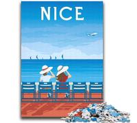 Puzzle 1000 pièces pour Adultes, Cadeaux, France, Joli Paysage Urbain, Divertissement Familial, Jeu éducatif pour Anniversaire, Noël, à partir de 14 Ans (Taille 38x52cm)