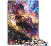 Puzzle 1000 pièces pour Adultes, Cadeaux, Girafe endormie, Anti-Stress, séjour, Tuer Le Temps, liste de souhaits avec Le Père Noël 50x75cm