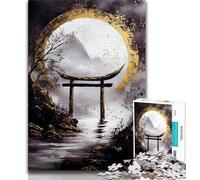 Puzzle 1000 pièces pour Adultes, Cadeaux Golden Torii Gate, Difficile à compléter, mais Amusant et Humoristique, Cadeaux d'anniversaire et Cadeaux Uniques (38x26cm)