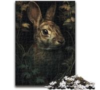 Puzzle 1000 pièces pour Adultes, Cadeaux, Jeux éducatifs, Lapin de la Jungle, décoration de la Maison, Jeu éducatif pour Anniversaire, Noël, 50x75cm