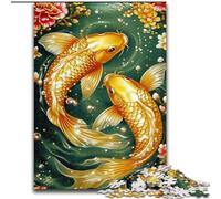 Puzzle 1000 pièces pour Adultes, Cadeaux Koi doré, Jeux, Jouets, Cadeaux d'anniversaire Uniques pour Les Enfants de 14 Ans et Plus (Taille 50x75cm)