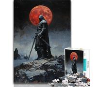 Puzzle 1000 pièces pour Adultes, Cadeaux Lone Knight, pour Jeu éducatif, défi, Collection d'artistes, Beaux-Arts (75x50cm)