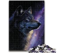 Puzzle 1000 pièces pour Adultes, Cadeaux, Loup de la Galaxie, Jouets éducatifs, Jeux de Famille, Cadeaux pour Amis et Famille, 26x38cm