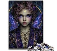 Puzzle 1000 pièces pour Adultes Cadeaux Mystérieuse Elfe Convient aux 14 Ans et Plus Convient aux Couples Cadeaux pour Les Amis et la Famille 26x38cm