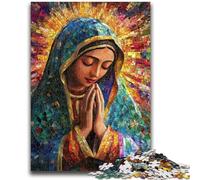 Puzzle 1000 pièces pour Adultes, Cadeaux Notre-Dame de Guadalupe en prière, Jeux éducatifs, décoration de la Maison, Jeu éducatif pour Anniversaire, Noël 50x75cm