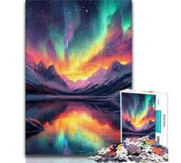 Puzzle 1000 pièces pour Adultes, Cadeaux, Paysage d'aurore, Aide Le Cerveau à exercer, Jouets addictifs pour cultiver la Patience et améliorer la mémoire, 38x26cm