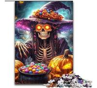 Puzzle 1000 pièces pour Adultes, Cadeaux, Squelette, Magicien, Jouets éducatifs, Jeux Anti-Stress, décoration Murale (Taille 26x38cm)
